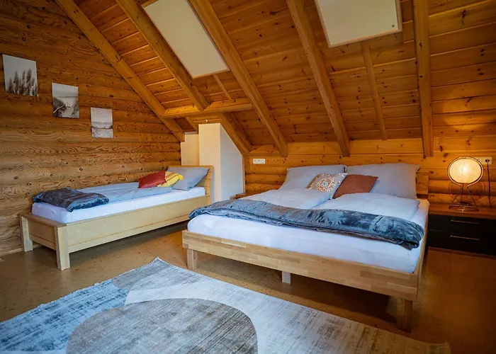 Josef - Idyllisches Blockhaus, Barrierefrei, Zwischen Den Seen Prázdninový dům Oberwang