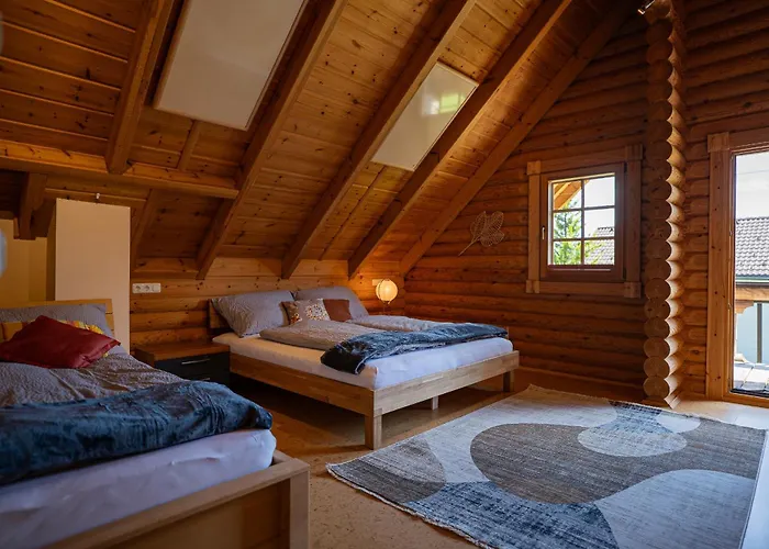 Prázdninový dům Josef - Idyllisches Blockhaus, Barrierefrei, Zwischen Den Seen *