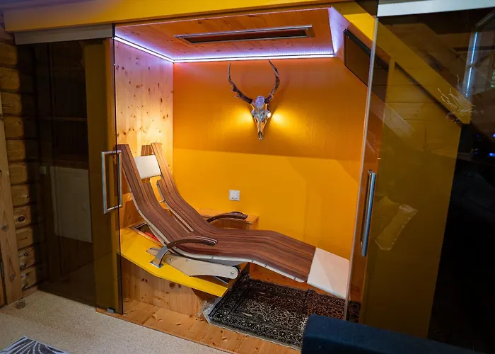 Josef - Idyllisches Blockhaus, Barrierefrei, Zwischen Den Seen Feriehus Oberwang