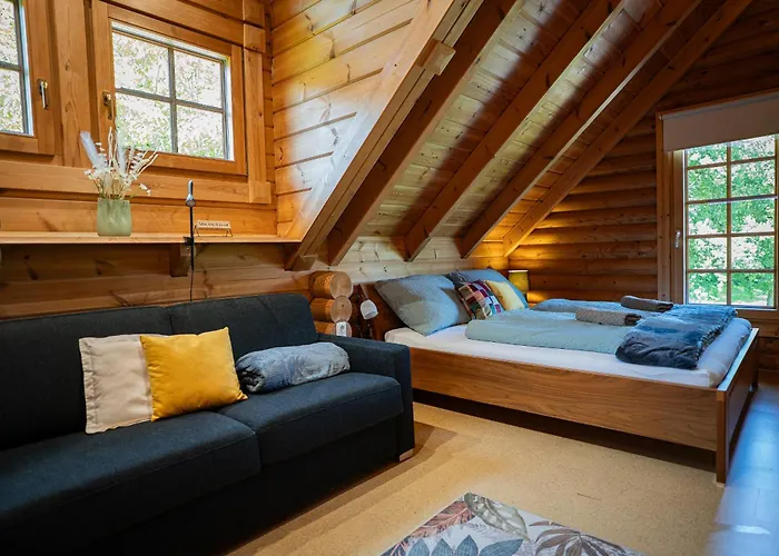 Josef - Idyllisches Blockhaus, Barrierefrei, Zwischen Den Seen *