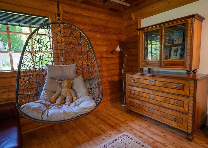 Josef - Idyllisches Blockhaus, Barrierefrei, Zwischen Den Seen