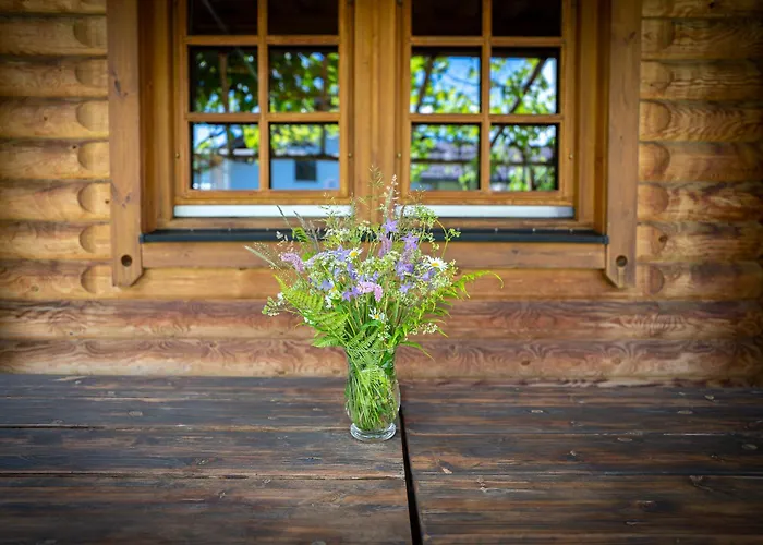 Josef - Idyllisches Blockhaus, Barrierefrei, Zwischen Den Seen