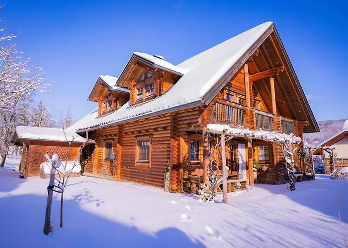 Feriehus Josef - Idyllisches Blockhaus, Barrierefrei, Zwischen Den Seen Oberwang